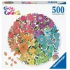 Image de Puzzle rond 500 pièces Fleurs Circle of Colors Ravensburger Paysage et nature Dès 7 ans