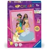 Image de CreArt Kids 18x24cm Disney Princess Kit de peinture par numéros Numéro dArt Dès 7 ans 25843 Ravensburger