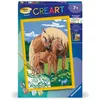 Image de CreArt Kids 31x21cm Fiers chevaux Kit de peinture par numéros Numéro dArt Dès 7 ans 25850 Ravensburger