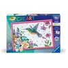 Image de CreArt Kids 31x21cm Colibri et fleurs exotiques Kit de peinture par numéros Numéro dArt Dès 7 ans 25851 Ravensburger