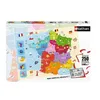 Image de Puzzle 250 p carte de France - NATHAN JEUX - Bleu - Carton - 250 pièces - Dès 6 ans