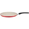 Image de Crêpière avec étaleur - GSW - 456715 - Aluminium - Extérieur rouge siliconé - 26 cm - Tous feux dont induction