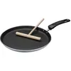 Image de Crêpière avec étaleur - GSW - 456715 - Aluminium - gris - 26 cm - Tous feux dont induction