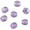 Image de Perle facettée en verre - RAYHER - 4 mm - lilas irisée - boîte 100 pcs