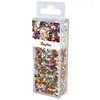 Image de Perles en verre multicolores boîte 100g