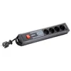 Image de Multiprise REV SUPRAGUARD PC-MULTIPRISE MULTIPLE NOIR - /ANTHRAZIT avec ParaFoudre et Netzfilter 00174671