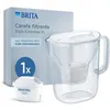 Image de Carafe filtrante BRITA - Style Essential XL blanche - Capacité 3 6L dont 2 3L deau filtrée - 1 filtre MAXTRA PRO PURE PERFORMANCE