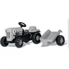Image de Tracteur à pédales RollyKid Little Grey Fergie avec remorque grise - ROLLY TOYS - Pour enfants à partir de 2 ans