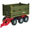 Image de Remorque Multitrailer 3 essieux - ROLLY TOYS - Série RollyTrailer - Vert - Pour enfant de 3 ans et plus