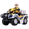 Image de SAM LE POMPIER Quad Police + 1 Figurine - SMOBY