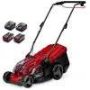 Image de Einhell Tondeuse à gazon GE-CM 36/36 Li PXC (36V largeur 36cm 400m² Brushless) Livré avec 2 Batteries 40Ah et 2 Chargeurs