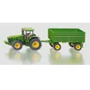 Image de Tracteur John Deere avec Remorque - SIKU - Echelle 1/50ème - En métal et plastique