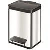 Image de Poubelle de tri sélectif 2 bacs à pédale 20L (9+9) Hailo Öko Duo Plus M