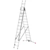 Image de Echelle transformable pro 3 plans 3x12 échelons 83m/9m en aluminium Hailo ProfiLot