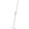Image de Echelle coulissante à corde 2 plans 2x15 échelons 76m/84m en aluminium Hailo ProfiStep Duo