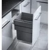 Image de Poubelle de cuisine coulissante encastrable 55L Hailo Cargo Synchro