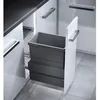 Image de Poubelle de cuisine coulissante encastrable 30L Hailo Cargo Synchro