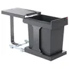 Image de Poubelle de cuisine coulissante encastrable sous évier 20L Hailo Solo Manuelle