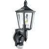 Image de Applique extérieure avec détecteur STEINEL L 15 S 60W IP44 E27 - Noir - Contemporain - Design