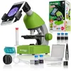 Image de Microscope 40x-640x - BRESSER JUNIOR - Éclairage LED - kit dexpérimentation - vert