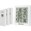 Image de Station météo - Bresser - Tmeo Hygro Quadro - 4 sondes - Température et humidité - Écran LCD