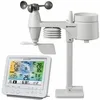 Image de Station météo WiFi blanche avec capteur 5 en 1 et écran en couleur - Bresser