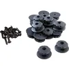 Image de Boutons ronds de fixation pour remorque - 32-38 mm - pour câbles Ø 5-8 mm - lot de 20