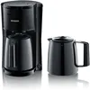 Image de Cafetière filtre isotherme SEVERIN KA9252 avec 2 verseuses 16 tasses 1000 W Inox/Noir