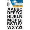 Image de Lettres autocollantes A-Z - HERMA - 15 mm - Film transparent - Résistant aux intempéries - 1 planche