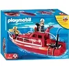 Image de Playmobil - 3128 - Pompiers - Pompiers sauveteurs / Bateau - Bateau de sauvetage des pompiers