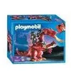 Image de Playmobil Knights 3327 - Dragon rouge et chevalier en occasion ou reconditionné