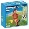 Image de PLAYMOBIL - Joueur équipe Pays-Bas - Jambe de tir mobile - Orange Noir et Vert