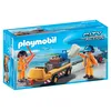 Image de Playmobil 5396 - Agents avec tracteur à bagages en occasion ou reconditionné