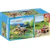 Image de PLAYMOBIL - CompactSet Anniversaire - Cavaliers avec Poneys et Carriole - 93 pièces - Mixte - A partir de 4 ans