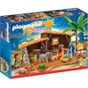 Image de PLAYMOBIL - Crèche de Noël - 5588 - 4 personnages 4 animaux et accessoires inclus