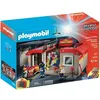 Image de PLAYMOBIL - Caserne de Pompiers Transportable - Les pompiers - Plastique - Mixte