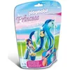 Image de PLAYMOBIL - Princesse Bleuet avec Cheval à Coiffer - Gamme Playmobil Princess - Mixte - 4 ans et plus