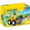 Image de Playmobil 6775 - Excavatrice Et Ouvrier 1.2.3 en occasion ou reconditionné