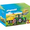 Image de Jeu de construction - PLAYMOBIL - Tracteur avec remorque - 1 figurine - Accessoires inclus - À partir de 3 ans