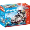 Image de PLAYMOBIL - City Action - Véhicule amphibie et bandit - Canon et transformation - Mixte - A partir de 5 ans