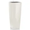 Image de LECHUZA Pot de fleurs - Cubico Alto 40 All-in-one - 395 x 395 x 105 cm - Blanc brillant 18230