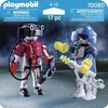 Image de Playmobil 70080 - Policier de l'espace et robot en occasion ou reconditionné