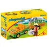 Image de Playmobil 70182 - Vétérinaire avec véhicule et rhinocéros en occasion ou reconditionné