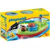 Image de PLAYMOBIL - 70183 - PLAYMOBIL 1.2.3 - Bateau et pêcheur - Jouet pour enfant de 18 mois et plus