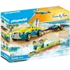 Image de PLAYMOBIL - 70436 - Voiture avec canoë - Family Fun - Plastique - Enfant - Rose