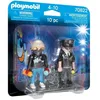 Image de PLAYMOBIL - 70822 - Playmobil Duo - Policier et taggueur - Mixte - Plastique - Bleu