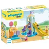 Image de PLAYMOBIL 1.2.3 - 71326 - Aire de jeux avec toboggan géant pour les tout-petits 18-36 mois