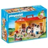 Image de Ecurie transportable - PLAYMOBIL - 71393 - 3 personnages - 2 chevaux - Accessoires inclus