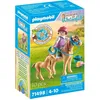 Image de Playmobil Horses of Waterfall 71498 - Enfant avec poney et poulain en occasion ou reconditionné