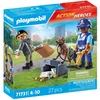 Image de PLAYMOBIL 71731 Policier chien de recherche et voleur Action Heroes Les policiers 27 pièces Dès 4 ans